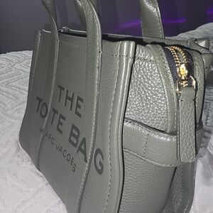 Marc Jacobs Olive Green Tote Bag (Small)